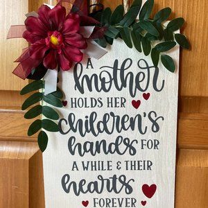 Hand Crafted Wooden Sign